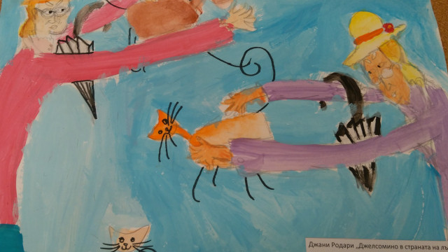 В ОУ "Христо Ботев"- Варна децата вярват, че приказките стари и нови, образоват ума...